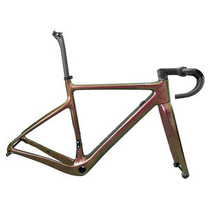 AIRWOLF T1000 Carbone Gravier Cadre Frein À Disque Max Pneu 700C * 45C Câble Interne Gravier Vélo Cadre Vélo De Route Cyclocross - Product Image 1