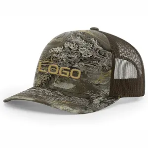 Meilleure nouvelle tendance Échantillon gratuit Prix d'usine OEM ODM Logo personnalisé Vente en gros Chasse Camouflage Baseball Camo Casual Snapback Hat Cap