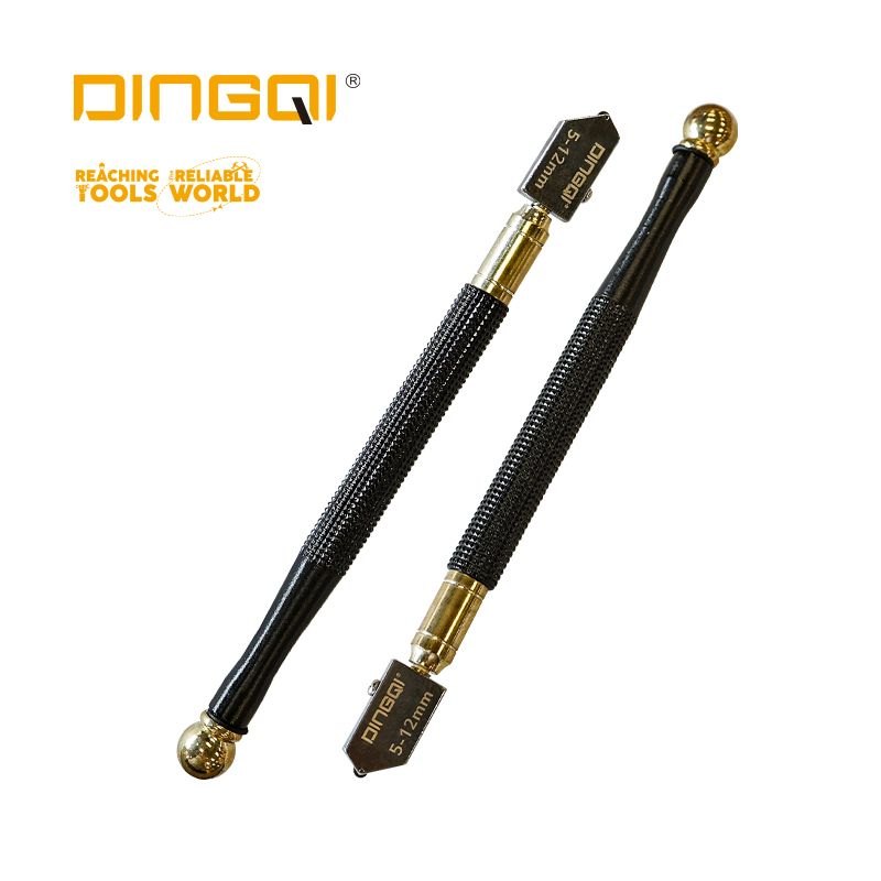 DINGQI 5-12 мм Алмазный стеклянный нож для резки толстой стеклянной плитки бытовой многофункциональный ручной нож роликовый Тип