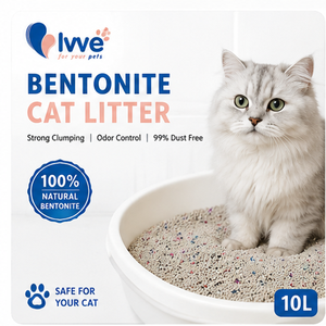 Ivve 20KG Litière pour chat en bentonite, emballage en vrac, faible teneur en poussière, forte agglomération, sable pour chat, approvisionnement direct usine, service OEM ODM - Product Image 2
