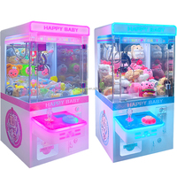 Мини-игрушечный кран с монетоприемным управлением