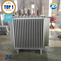 Transformateur de distribution immergé dans l'huile triphasé MV&HV Hongda S11/S13, 500KVA, 600KVA, 630KVA, 800KVA, 1000KVA, refroidissement ONAN
