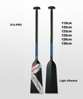 Pagaie de dragon boat Kingpaddle IDBF3511 approuvée, grade compétition D12, légère, 350g, en fibre de carbone, lame super fine