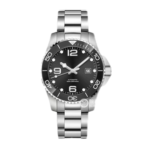 <span class=keywords><strong>Montre</strong></span> de plongée pour homme <span class=keywords><strong>en</strong></span> acier inoxydable, résistante à l'eau jusqu'à 300 m, mouvement mécanique, verre, luxe, alarme, calendrier perpétuel, analogique - Product Image 1