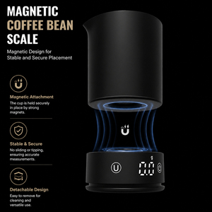 Balance à café <span class=keywords><strong>Timemore</strong></span> de haute qualité en acier inoxydable et plastique ABS, mesure précise de 0,1 g et charge rapide Type-<span class=keywords><strong>C</strong></span> - Product Image 3