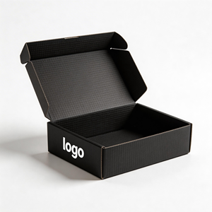 Boîtes d'expédition en carton ondulé avec <span class=keywords><strong>logo</strong></span> personnalisé, boîte d'expédition en carton, boîte d'emballage pour cosmétiques, vêtements, costumes - Product Image 1