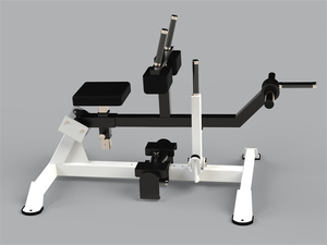 Équipement de fitness direct usine pour l'entraînement des gastrocnèmiens et des <span class=keywords><strong>soleus</strong></span> des mollets – RELOADED SEATED CALF RAISE - Product Image 3