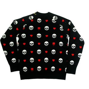 Maglione da <span class=keywords><strong>Donna</strong></span> Personalizzato con Motivo Jacquard, Pullover alla Moda a Maniche Lunghe, <span class=keywords><strong>Maglieria</strong></span> Femminile su Misura - Product Image 3