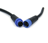 Câble de connecteur mâle-femelle étanche DTEAM 2 broches IP67, prise industrielle aviation AC/DC, cordon d'alimentation LED pour automobile