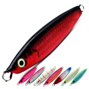 Leurres de pêche à chute lente en métal avec plomb (100 g, argent