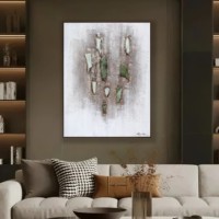 Nouvelle conception, peinture acrylique de haute qualité, écologique, peinte à la main, art minimaliste sur toile, art mural en pierre naturelle, décoration intérieure