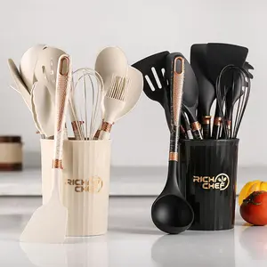 12 PCS un conjunto de accesorios de cocina de silicona Utensilios de cocina