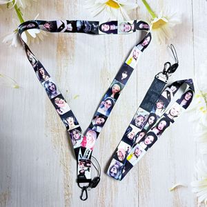 Wholesale YUQI SOYEON MIYEON MINNIE SHUHUA Polyester Strap Lanyard Neck Strap Decoration KPOP Idol Group I-DLE Fashionable