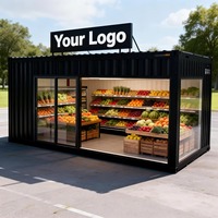 Bâtiment modulaire préfabriqué étanche personnalisé pour bureaux résidentiels, camps de travailleurs, magasins, entrepôts et sites isolés