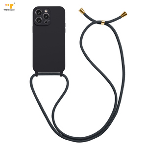 New Arrival <strong>Low</strong> <strong>Price</strong> for iPhone 14 15 Silicone <strong>Mobile</strong> Phone Cases Shockproof Crossbody Holder with Strap - Product Image 5
