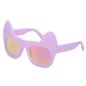 Jamie 8832 Cat Ear Sunglasses Black Metal Frame UV400 Protection Unisex Travel Style - Product Image 3
