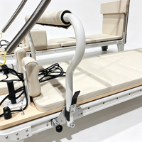 Reformer de Pilates en alliage d'aluminium réglable et durable, machine d'entraînement de fitness portable pour usage domestique, studio de yoga, bienfaits pour la santé