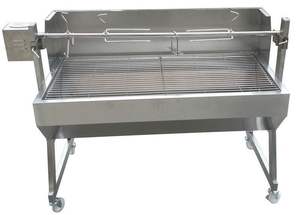 Asador de asador espartano con Motor, acero inoxidable 1500, con capucha, gran oferta - Product Image 2