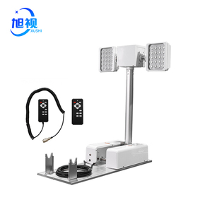 1.2m 2*150W LED khẩn cấp ngọn hải đăng xe gắn trên mái ngọn hải đăng xe cứu hỏa khí nén nhà ở di động - Product Image 1