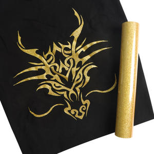 Rouleau de <span class=keywords><strong>vinyle</strong></span> personnalisé de haute qualité <span class=keywords><strong>cricut</strong></span> Textile PU PET traceur de découpe <span class=keywords><strong>imprimable</strong></span> transfert de chaleur autocollant paillettes lettrage - Product Image 2