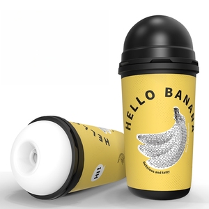 Masturbateur masculin discret en forme de tasse à thé au lait, matériaux souples, tasse d'avion banane pour hommes, jouets sexuels pour adultes, tasse de masturbation portable - Product Image 1
