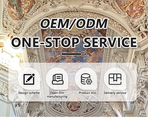 Bán Buôn Hiện Đại Xây Dựng Nội Thất Bên Ngoài Bức Tường Trang Trí Thạch Cao Thạch Cao Trụ Cột Cột Cho Biệt Thự Khách Sạn Hội Thảo-Môi Trường - Product Image 6