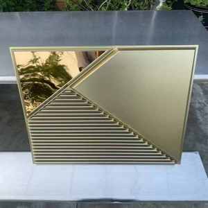 Autocollant mural moderne 3D ignifugé en PVC, panneau flexible géométrique <span class=keywords><strong>de</strong></span> plafond en plastique pour la décoration intérieure des appartements, des villas et des gymnases. - Product Image 3