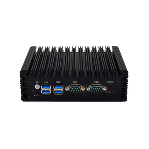 มินิพีซีอุตสาหกรรมขนาดเล็กไร้พัดลม รุ่นขายดี สำหรับ CPU Core I3-6100U I7-6500U I7 7500U DDR3L รองรับ Windows 7/10/11 รุ่น 075 ไม่มีพัดลม - Product Image 1