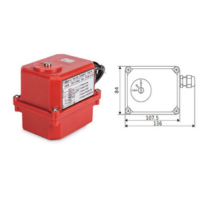 วาล์วแอคชูเอเตอร์หมุนไตรมาสไฟฟ้า DN15 DN8สำหรับแรงดันปานกลางอุณหภูมิปกติ - Product Image 2