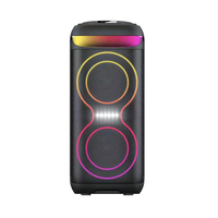 Nuevo Producto Más Vendido, Altavoces Dobles de 6.5 Pulgadas con Forma de Calabaza, Doble Gradiente RGB, Máquina de Karaoke Familiar, Micrófono Inalámbrico Individual