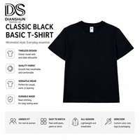 Camiseta Casual de Algodón, Lisa, de Alta Calidad, Personalizable, al por Mayor, Corte Regular, Estilo Urbano