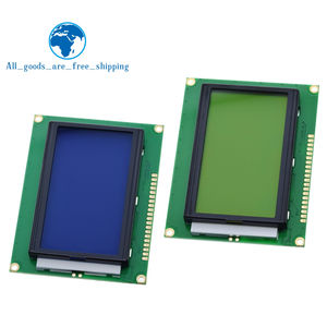 Modulo LCD TZT 128*64 Punti Schermo Blu 5V 12864 LCD con Retroilluminazione ST7920 Porta Parallela LCD12864 per <span class=keywords><strong>Arduino</strong></span> - Product Image 3