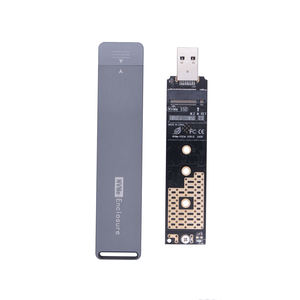 Carcasa de SSD <span class=keywords><strong>M2</strong></span> para NVME, adaptador de TYPE-A M.2 a USB 3,1 para NVME <span class=keywords><strong>PCIE</strong></span> M Key NGFF <span class=keywords><strong>SATA</strong></span> B Key, caja de unidad de disco - Product Image 3