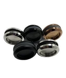 Poignée de porte invisible en acier inoxydable - Design minimaliste moderne, trou unique, poignée encastrée pour cuisine, chambre à coucher, salle de bain - Product Image 1