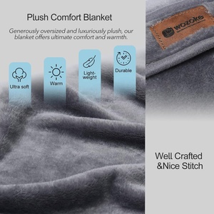 Haustier-Reisekissen & Decken-Set für den Sommer, Flanell, Wendbar, Langlebig, Weich, Gemütlich, Dick, Grau, 450gsm, 67x50, Für Flugzeuggebrauch - Product Image 5