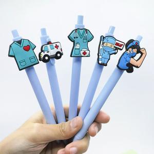 ปากกาลูกลื่นลายการ์ตูนพยาบาลและแพทย์สุดฮา ขนาดหัวปากกา 1.0 มม. ทำจากพลาสติก ลายธีมทางการแพทย์ รูปทรงร่างกายสัตว์ - Product Image 2