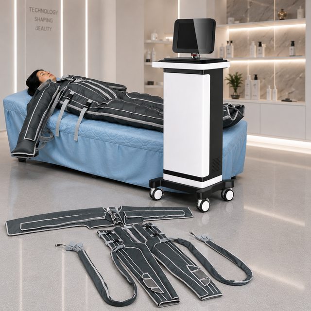 Sauna Function Infrared Heating Pneumatic Air Pressure Compression Body Massage Beauty Salon Skin Analysis Device