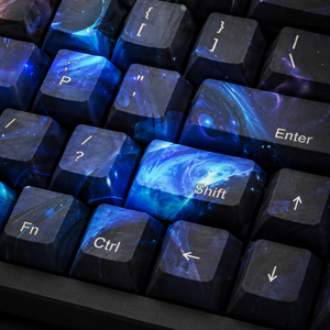 Pulsefire <span class=keywords><strong>ezreal</strong></span> 68 keycaps PBT สีย้อมระเหิดพิมพ์ด้านข้างเชอร์รี่โปรไฟล์เกมสำหรับคีย์บอร์ดกลไก MX แบบกำหนดเอง - Product Image 5