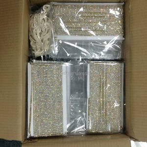 Recorte de borla de cristal con flecos de diamantes de imitación para <span class=keywords><strong>collar</strong></span> de fiesta de boda DIY bolsa accesorios de ropa jarrón decoraciones - Product Image 5