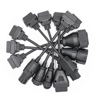 Kit complet de 8 câbles pour camion 8in1, connecteur OBD1 vers OBD2, pour I-VECO S-cania B-enz R-enault Truck Diagnostic