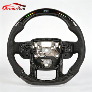 Volante LED de Fibra de Carbono Forjado para Land Rover Range Rover Sport SE SVR HST Range Rover <span class=keywords><strong>Evoque</strong></span> S SE <span class=keywords><strong>HSE</strong></span> - Product Image 1