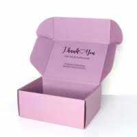 Boîte d'emballage postale personnalisée pour les soins de la peau, laminage mat, impression de logo gratuite, bande adhésive de fermeture