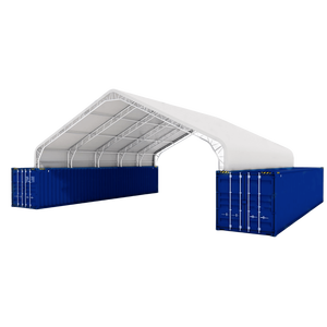 Abri <span class=keywords><strong>de</strong></span> stockage portable W65'xL40' en PVC imperméable à double treillis pour conteneurs maritimes <span class=keywords><strong>de</strong></span> 20ft/40ft à vendre - Product Image 4