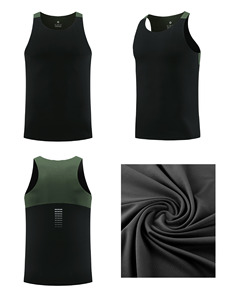 Canotta Sportiva da <span class=keywords><strong>Uomo</strong></span> Casual, Traspirante, ad Asciugatura Rapida, Senza Cuciture |   Rete ad Alta Elasticità |   Schienale Tagliato al Laser |   Palestra per Corsa e Fitness - Product Image 2