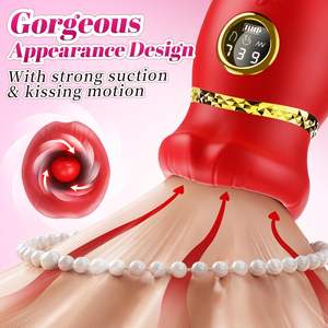 Vibratore per adulti giocattoli del sesso per le donne-Vibratore di suzione aggiornato con LCD, 7 leccare & 9 vibrazioni, 3 Auto 1 aspirazione manuale - Product Image 3