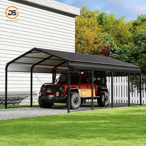 Garage pour voiture en acier préfabriqué de taille personnalisable, abri multi-usages en métal pour l'extérieur avec toit en acier galvanisé - Product Image 6