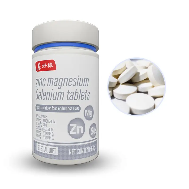 Tablet suplemen makanan kalsium magnesium besi seng selenium tablet komposit vitamin tablet