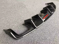Nouveau Diffuseur de Pare-chocs Arrière en Fibre de Carbone de Haute Qualité pour Audi A4/S4/A5/S5/A6/S6/A7/S7 2012-2024 Homologué Sport