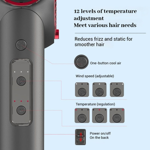 Cepillo Secador de Pelo Iónico Plegable de Alta Velocidad, Cepillo de Aire Caliente para Peinar y Dar Volumen, Herramienta de Estilizado de Cabello - Product Image 3