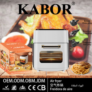 Friteuse à air 15L grande capacité avec écran numérique visuel pour usage domestique, cuisson rapide électrique, facile à nettoyer - Product Image 4